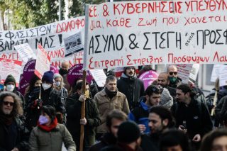 «Οχι» στον πόλεμο, «ναι» στους πρόσφυγες