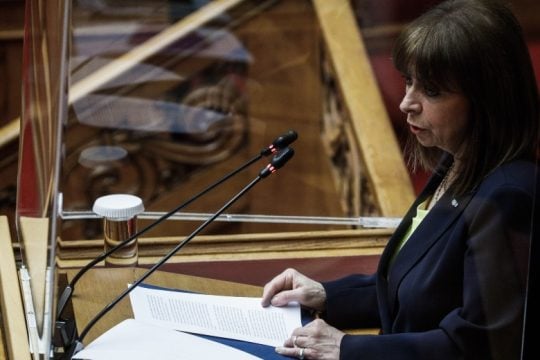 Κ. Σακελλαροπούλου: «Σήμερα είναι μέρα τιμής για τις γυναίκες όλου του κόσμου»
