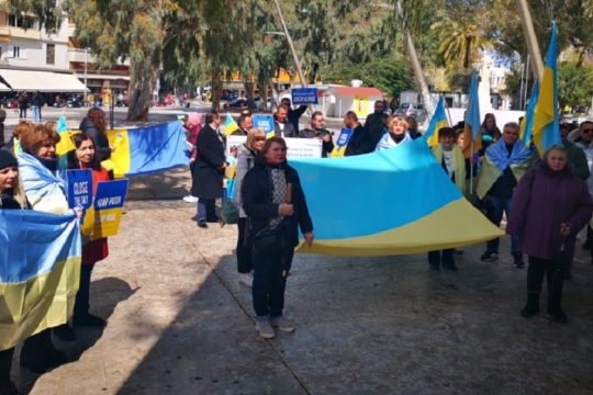 Αντιπολεμική εκδήλωση την Παρασκευή στο Ηράκλειο