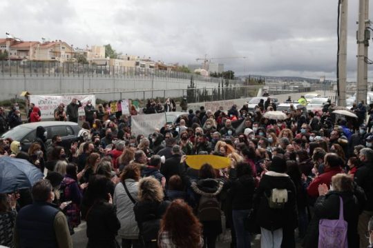 Πορεία αδιόριστων εκπαιδευτικών στο υπουργείο Παιδείας