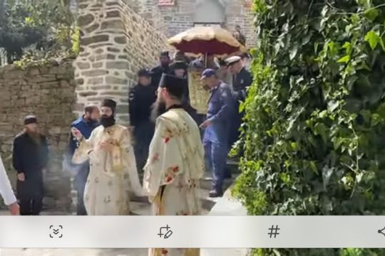 «Ακουμπά» και την Αθωνική Πολιτεία ο πόλεμος
