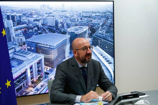 Αλεξανδρούπολη: O Μισέλ στα εγκαίνια κατασκευής τερματικού σταθμού υγροποιημένου φυσικού αερίου