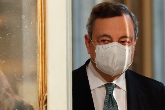 Θετικός στον κορονοϊό ο Μάριο Ντράγκι