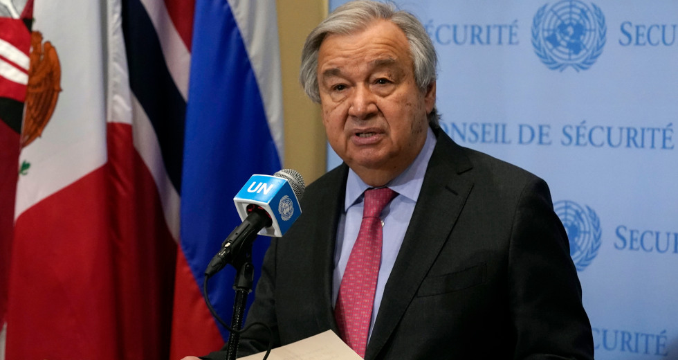 Ο Γενικός Γραμματέας του ΟΗΕ κηρύχθηκε «ανεπιθύμητο πρόσωπο» στο Ισραήλ