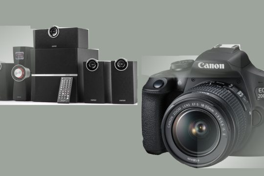 Hχεία 5.1 Edifier C6XD/ Canon EOS 2000D
