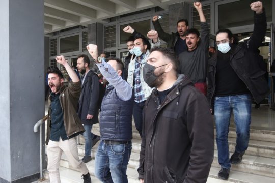 Ελεύθεροι οι 8 συλληφθέντες από την παρέμβαση στο λιμάνι της Θεσσαλονίκης