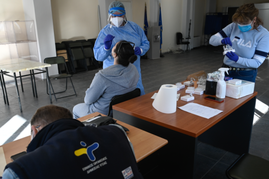 Τα σημεία δωρεάν rapid test την Κυριακή 3 Απριλίου