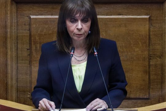 Κατερίνα Σακελλαροπούλου: «Είμαστε όλοι Ουκρανοί»