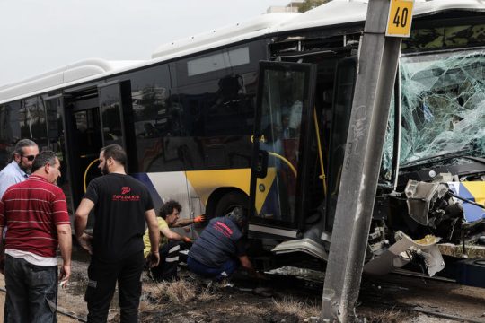 Πραγματογνώμονας για το ατύχημα με λεωφορείο