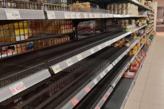 Γερμανική κυβερνητική σύσταση για αποθέματα τροφίμων