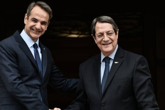 «Εναρμονισμένες Ελλάδα και Κύπρος, για την ειρήνη και τη σταθερότητα στην Αν. Μεσόγειο»
