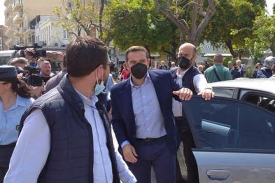 Στα Χανιά ο Αλέξης Τσιπρας
