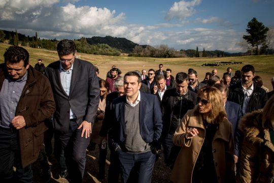 Δίπλα στους αγρότες της Ηλείας ο Τσίπρας