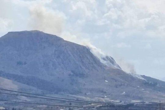 Πυρκαγιά στην Αρχαία Κόρινθο