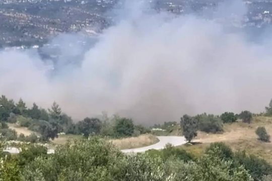 Εντολή εκκένωσης του χωριού Κρεμαστός