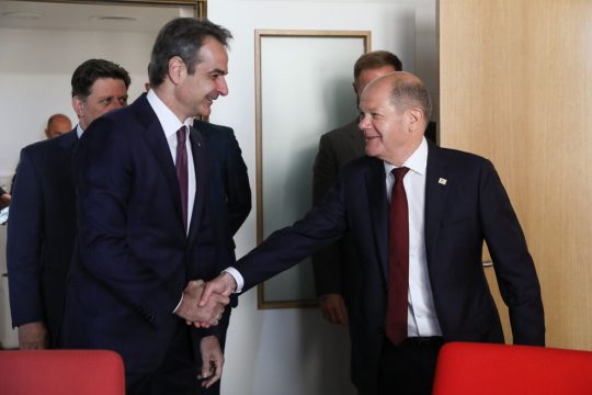 Ο Σολτς «κάρφωσε» Μητσοτάκη