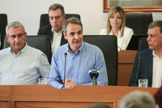 Περιοδεία Μητσοτάκη με προεκλογικό άρωμα σε Κω, Ψέριμο, Αστυπάλαια