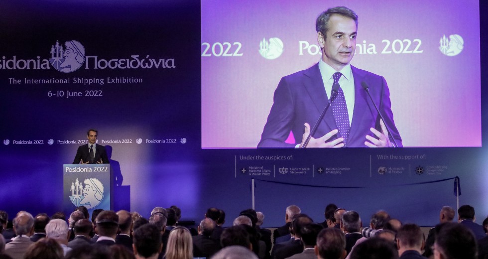 Έκκληση Μητσοτάκη στους εφοπλιστές να «βάλουν πλάτη» στην πράσινη μετάβαση