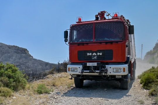 Πύρινο μέτωπο στην Αρκαδία