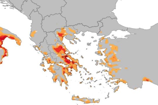 Περαιτέρω άνοδος της θερμοκρασίας, πάνω από 36°C σε αρκετές περιοχές
