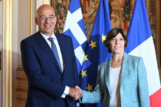 Τη γαλλική αλληλεγγύη προς την Ελλάδα επιβεβαίωσε η νέα ΥΠΕΞ της Γαλλίας