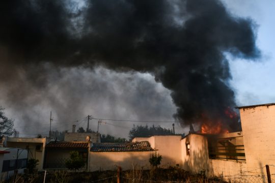 Meteo: Ο χάρτης της καταστροφής στην Πεντέλη