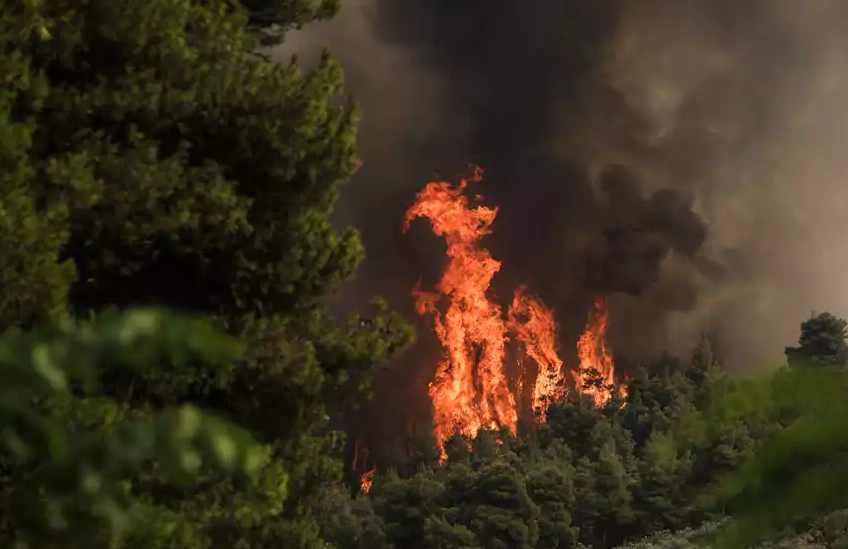 Γρεβενά: πυρκαγιά απειλεί και το εθνικό πάρκο βόρειας Πίνδου, τη Βάλια Κάλντα