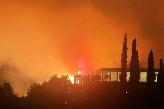 Νύχτα πύρινης αγωνίας