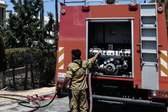 Πυρκαγιά σε βιοτεχνία στον Αγ. Δημήτριο Αττικής