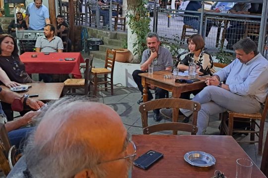 Περιοδεία της γραμματέως της Κ.Ε. του ΣΥΡΙΖΑ, Ρ. Σβίγκου στο Ρέθυμνο