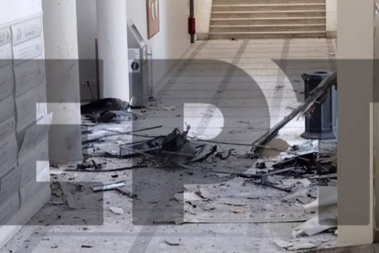 Ισχυρή έκρηξη σε ΑΤΜ στο Σισμανόγλειο