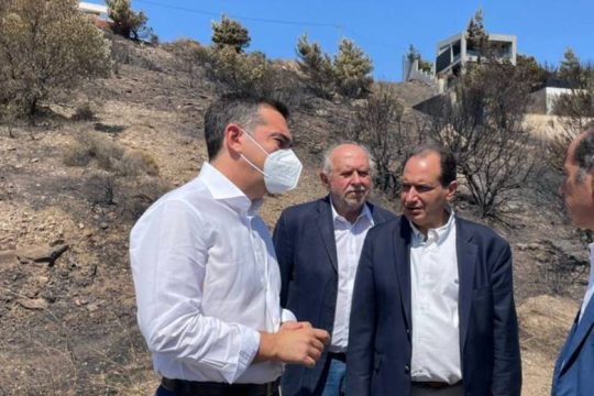 Αλ. Τσίπρας: Να σταματήσει ο κ. Μητσοτάκης να θριαμβολογεί πάνω στην καμένη γη