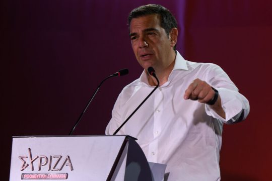 Πρώτη ομιλία Τσίπρα στην Αθήνα