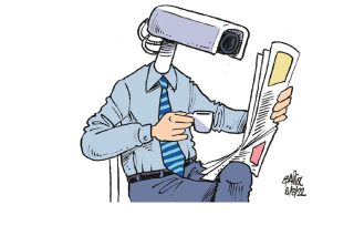 Σκίτσο της Εφ.Συν. [Β.Παπαβασιλείου 06.08.2022]
