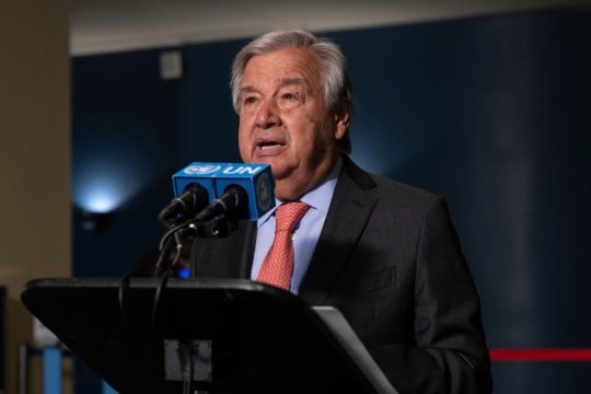 Αντόνιο Γκουτέρες: Ο κόσμος είναι ένα βήμα πριν την πυρηνική καταστροφή