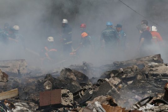 Δύο νεκροί και 60 τραυματίες από έκρηξη σε αποθήκη πυροτεχνημάτων στην Αρμενία
