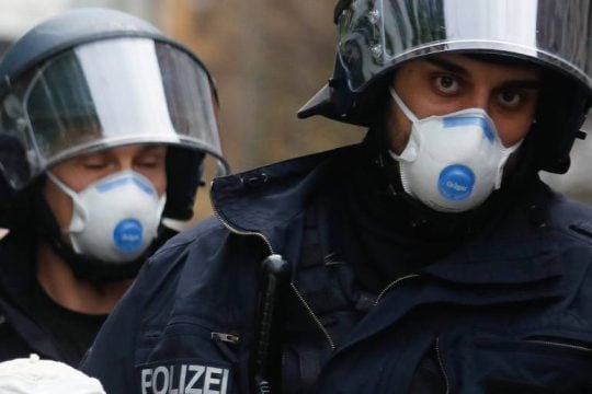 Αστυνομική καταστολή διαδηλωτών κατά της κλιματικής κρίσης στο Αμβούργο