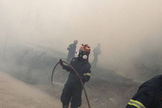 Πολύ υψηλός κίνδυνος πυρκαγιάς τη Δευτέρα