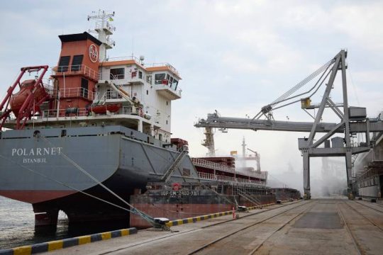 Αναχώρησε το πρώτο φορτίο με σιτηρά από την Οδησσό