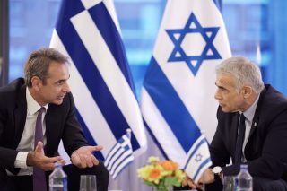 Συνάντηση Μητσοτάκη – Λαπίντ