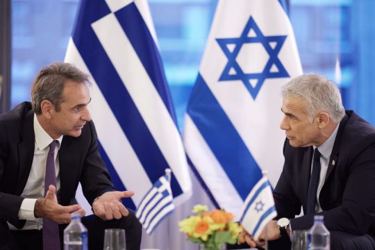 Συνάντηση Μητσοτάκη – Λαπίντ