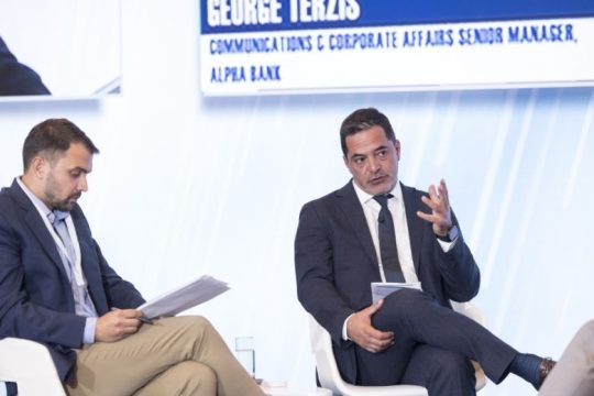 Γ. Τερζής (Alpha Bank): «Ευθύνη των μεγάλων επιχειρήσεων, και ειδικά μιας Τράπεζας, να ηγηθούν της προσπάθειας για ένα μέλλον αειφορίας»