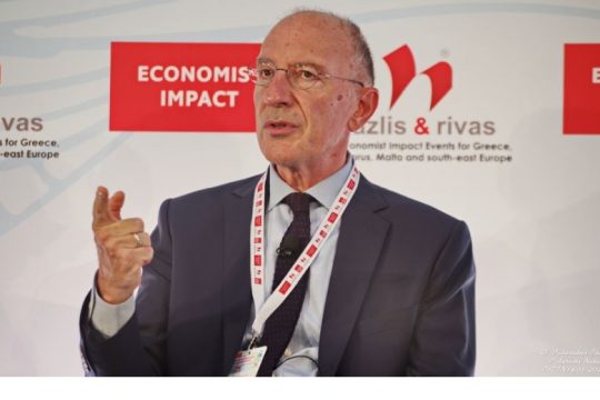 Ο Δρ. Κ. Καραγιαννάκος στο Συνέδριο του Economist
