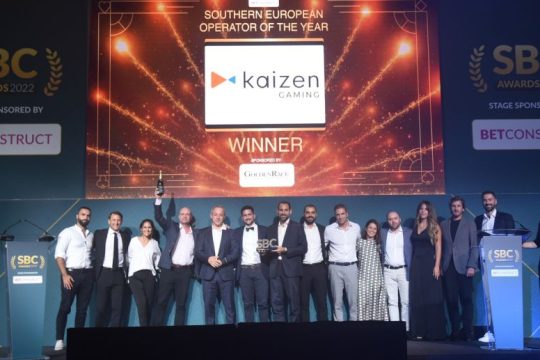Kaizen Gaming: εταιρεία της χρονιάς για τη Νότια Ευρώπη, στα διεθνή βραβεία SBC Awards