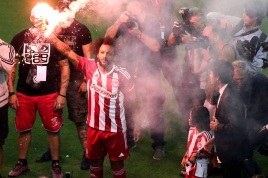 Ερυθρόλευκη γιορτή στην παρουσίαση Μαρσέλο