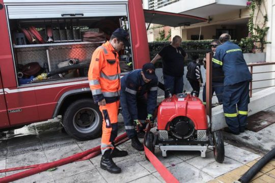 Προβλήματα από τις ισχυρές βροχές σε Βόρεια και Κεντρική Ελλάδα