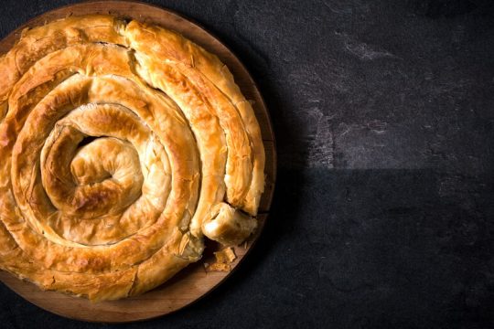 Τυρόπιτα με σφολιάτα…