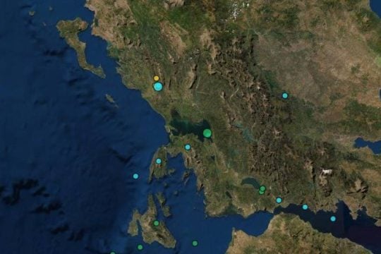 Σεισμός 3,7 Ρίχτερ στην Αμφιλοχία