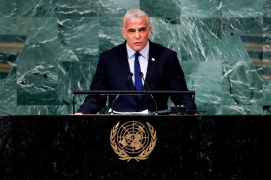 Ο πρωθυπουργός του Ισραήλ υπερασπίζεται τη λύση δύο κρατών στην Παλαιστίνη