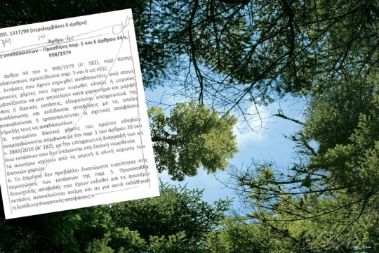Οδοστρωτήρας για δάση και ελεύθερους χώρους